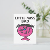 Little Miss Bad | Schone glimlach Briefkaart (Staand voorkant)