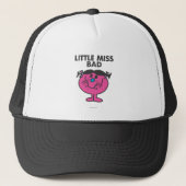 Little Miss Bad | Schone glimlach Trucker Pet (Voorkant)