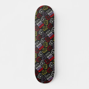 Little Miss Bad Zwart, rood en geel patroon Persoonlijk Skateboard