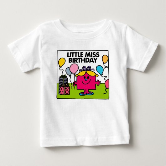 Little Miss Birthday | Cadeaus en ballonnen (Voorkant)