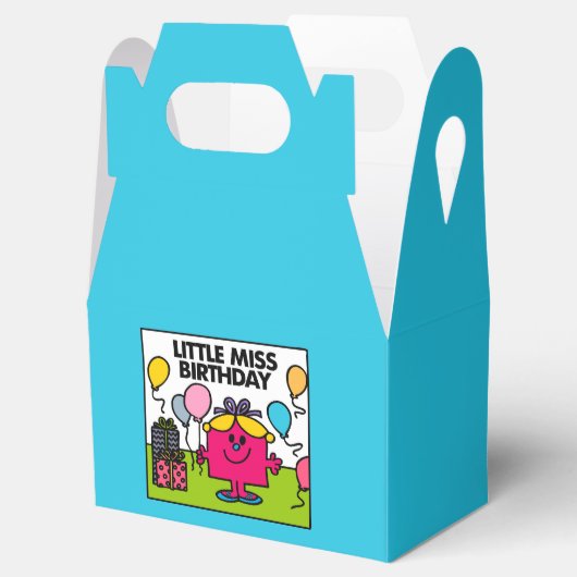 Little Miss Birthday | Cadeaus en ballonnen Bedankdoosjes (Geopend)