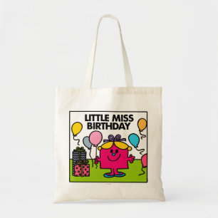 Little Miss Birthday Cadeaus en ballonnen Tote Bag