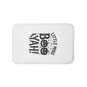Little Miss Boo Yah Vintage Halloween T-shirt Ontw Badmat