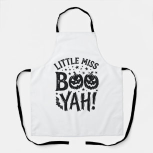 Little Miss Boo Yah Vintage Halloween T-shirt Ontw Schort