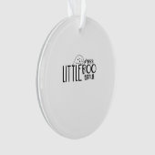 Little Miss Bootiful Retro Classic Ornament (voorkant)