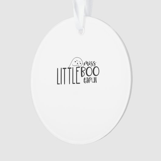 Little Miss Bootiful Retro Classic Ornament (voorkant)