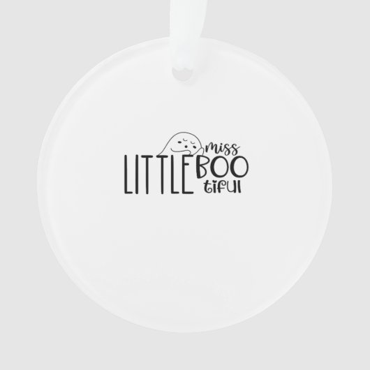 Little Miss Bootiful Retro Classic Ornament (voorkant)