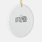 Little Miss Bootiful Retro Klassieker Keramisch Ornament (Rechts)