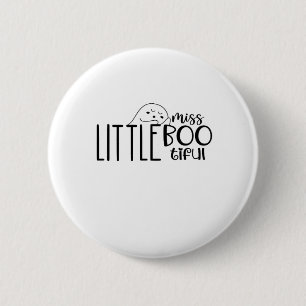 Little Miss Bootiful Retro Klassieker Ronde Button 5,7 Cm
