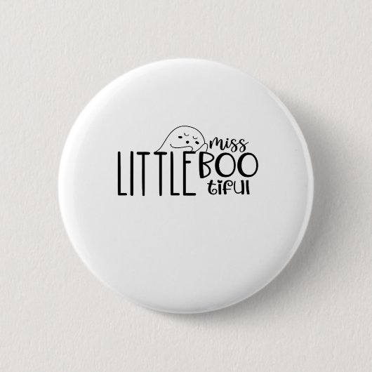 Little Miss Bootiful Retro Klassieker Ronde Button 5,7 Cm (Voorkant)