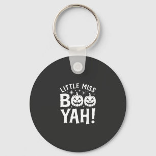 Little Miss Booyah Halloween Pompoen Ontwerp_1 Sleutelhanger