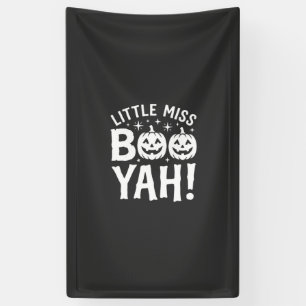 Little Miss Booyah Halloween Pompoen Ontwerp_1 Spandoek