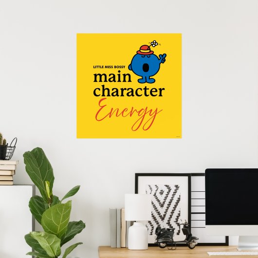 Little Miss Bossy - Hoofdpersonage Energie Poster (Thuiskantoor)