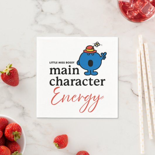 Little Miss Bossy - Hoofdpersonage Energie Servet (Insitu)