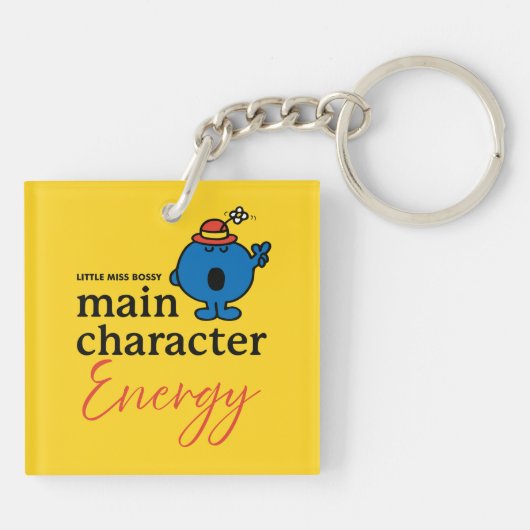 Little Miss Bossy - Hoofdpersonage Energie Sleutelhanger (Achterkant)