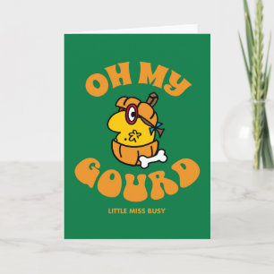 Little Miss Busy Oh My Gourd Halloween Kaart
