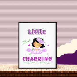 Little miss charmant foto afdruk