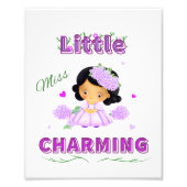 Little miss charmant foto afdruk (Voorkant)