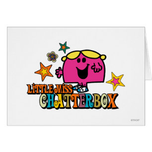 Little Miss Chatterbox en kleurrijke sterren