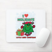 Little Miss Christmas | Ik hou van Feestdagen Muismat (Met muis)