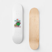 Little Miss Christmas | Ik hou van Feestdagen Skateboard (Voorkant)
