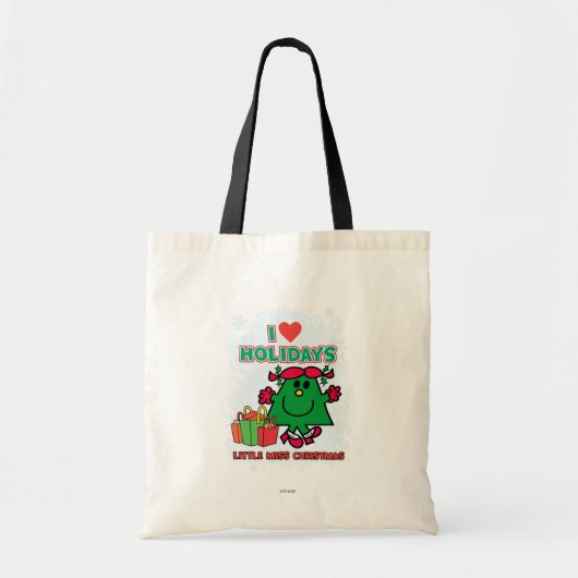 Little Miss Christmas | Ik hou van Feestdagen Tote Bag (Voorkant)