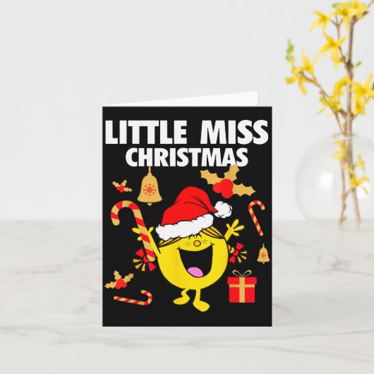 Little Miss Christmas  Kaart (Gele Bloem)
