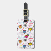 Little Miss Classic Pattern Bagagelabel (Voorkant verticaal)