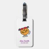 Little Miss Classic Pattern Bagagelabel (Achterkant verticaal)