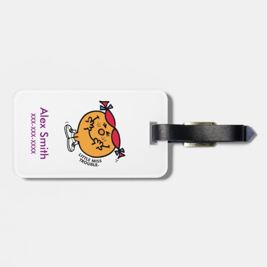 Little Miss Classic Pattern Bagagelabel (Achterkant horizontaal)