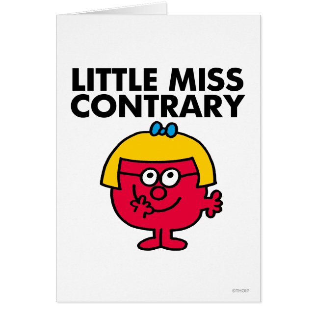 Little Miss Contrary (Voorkant)