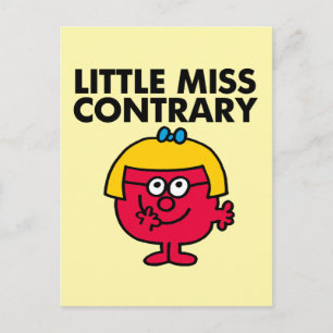 Little Miss Contrary Briefkaart