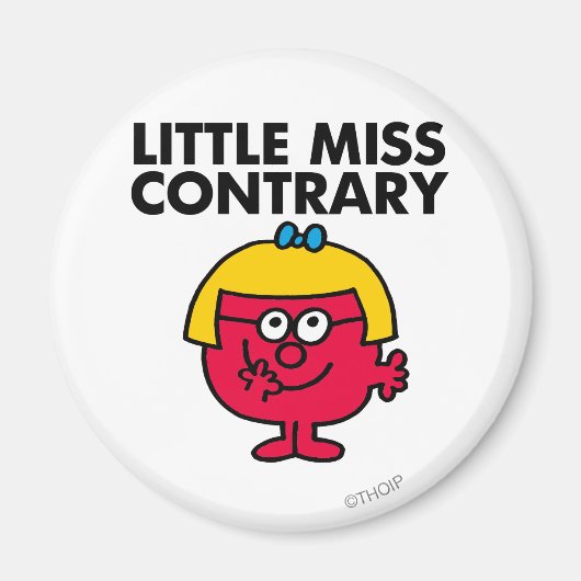 Little Miss Contrary Magneet (Voorkant)