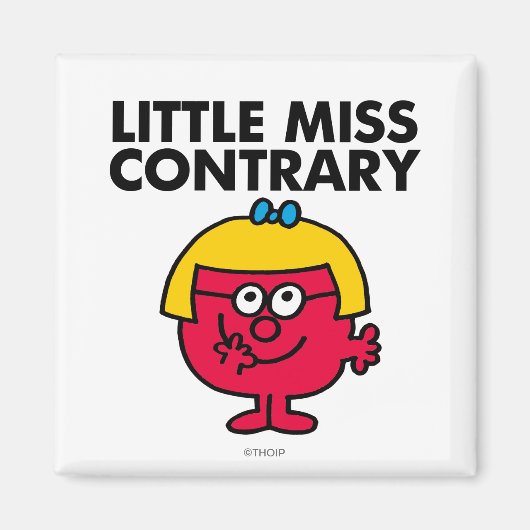 Little Miss Contrary Magneet (Voorkant)