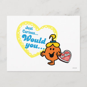 Little Miss Curious Valentijnsdag Wish Feestdagenkaart