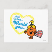 Little Miss Curious Valentijnsdag Wish Feestdagenkaart (Voorkant)