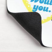 Little Miss Curious Valentijnsdag Wish Muismat (Hoek)