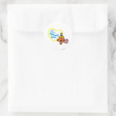 Little Miss Curious Valentijnsdag Wish Ronde Sticker (Tas)