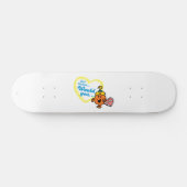 Little Miss Curious Valentijnsdag Wish Skateboard (Horizontaal)