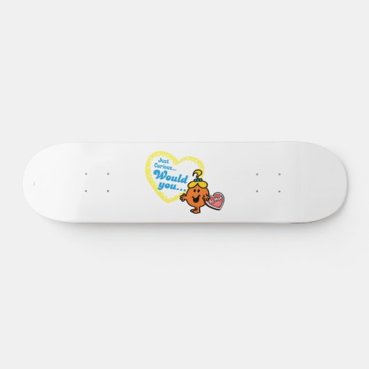 Little Miss Curious Valentijnsdag Wish Skateboard (Horizontaal)