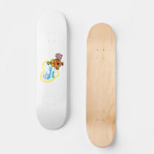 Little Miss Curious Valentijnsdag Wish Skateboard (Voorkant)