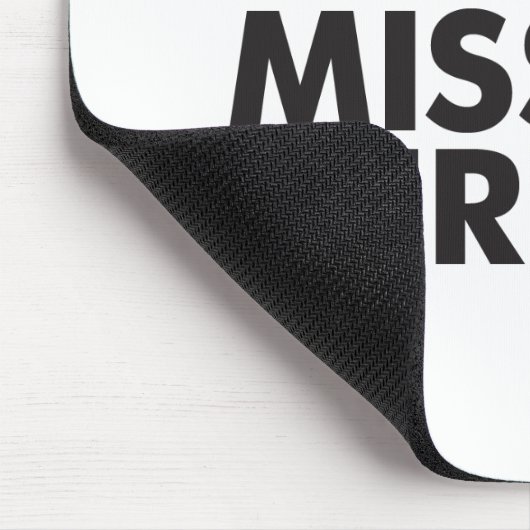 Little Miss Curious | Zwarte briefing Muismat (Hoek)