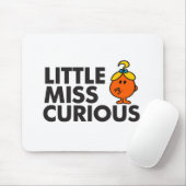 Little Miss Curious | Zwarte briefing Muismat (Met muis)