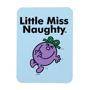 Little Miss   De kleine Miss Naughty is zo stout Magneet