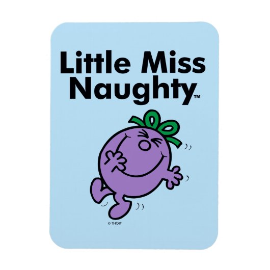 Little Miss | De kleine Miss Naughty is zo stout Magneet (Verticaal)