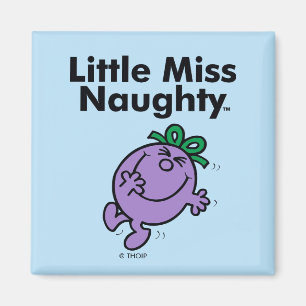 Little Miss   De kleine Miss Naughty is zo stout Magneet