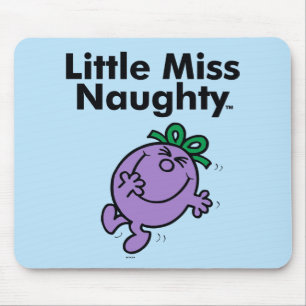 Little Miss   De kleine Miss Naughty is zo stout Muismat