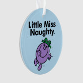 Little Miss | De kleine Miss Naughty is zo stout Ornament (voorkant)