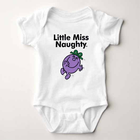 Little Miss | De kleine Miss Naughty is zo stout Romper (Voorkant)
