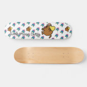 Little Miss Dotty | Kleurrijke Stippen Skateboard (Horizontaal)